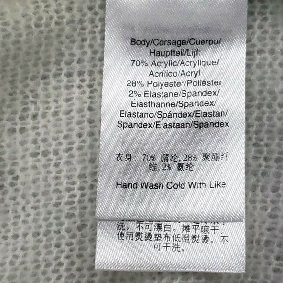 NWT DKNY  Size XLarge Drape-Front Sweater - Picture 7 of 8